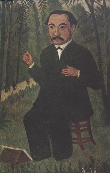 Henri Rousseau Henri Rousseau as Orchestra Conductor oil painting image